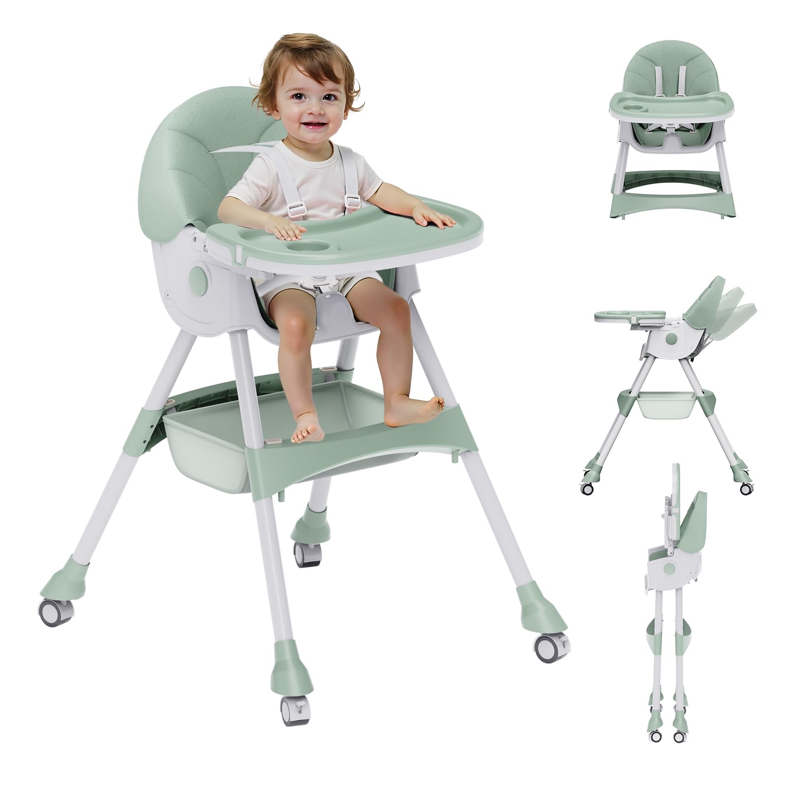 Amazon.com : High Chairs for Babies and Toddlers, 4 in 1